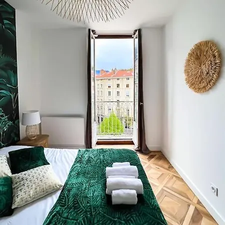 公寓 Hyper-centre De Grenoble, Ambiance Tropicale, Wifi Fibre